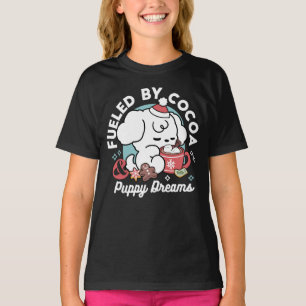 Camiseta Acogedores sueños de cachorro - chocolate caliente