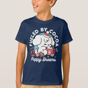 Camiseta Acogedores sueños de cachorro - chocolate caliente