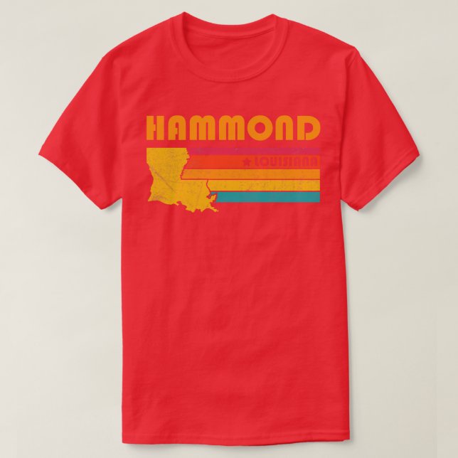 Camiseta Acompañamiento de Hammond Vintage (Diseño del anverso)