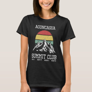 Camiseta Aconcagua con escalada Club de la Cumbre Argentina