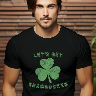 Camiseta Acongojado Vamos a Shamrocked Día de San Patricio