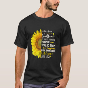 Camiseta Aconsejamiento De Un Semigirasol De Giro Medio T