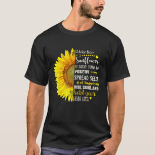 Camiseta Aconsejamiento De Un Semigirasol De Giro Medio T