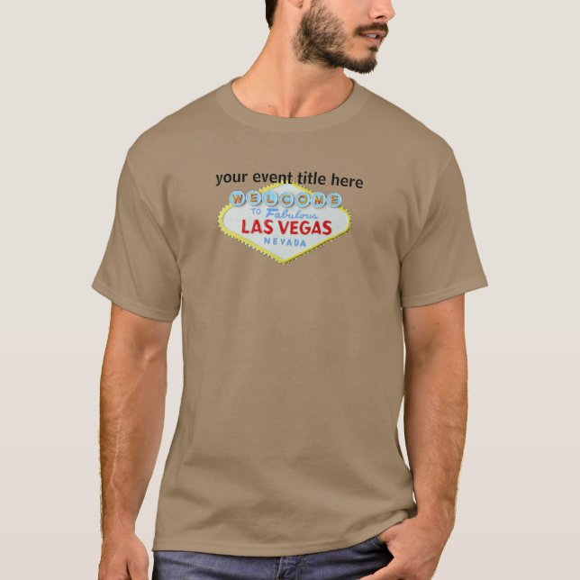 Camiseta Acontecimientos especiales de encargo de Las Vegas (Anverso)