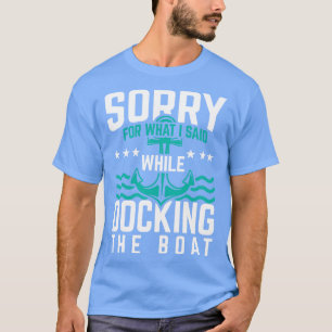 Camiseta Acoplamiento del barco vela el regalo del barco
