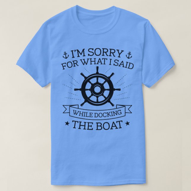 Camiseta Acoplando el barco 1 (Diseño del anverso)