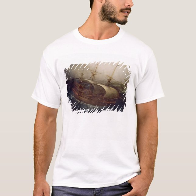 Camiseta Acorazado holandés en una tormenta (Anverso)