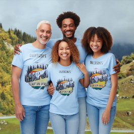 Camiseta Acordancia de la familia de camping personalizada
