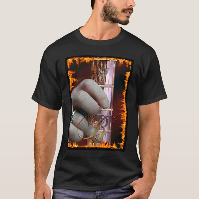 Camiseta Acorde de guitarra B 2 de 7 (Anverso)