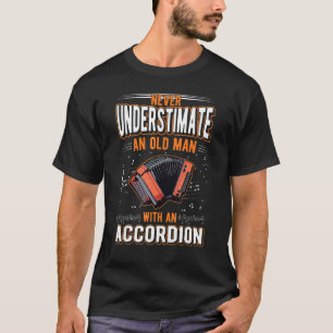 Camiseta acordeón Acordeón Acordionista del órgano de la ma