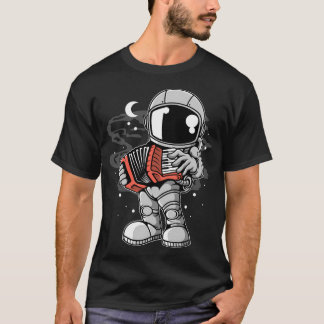 Camiseta Acordeón astronauta - Amantes divertidos del espac
