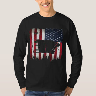 Camiseta Acordeón Bandera Estadounidense 4 De Julio Acordeo