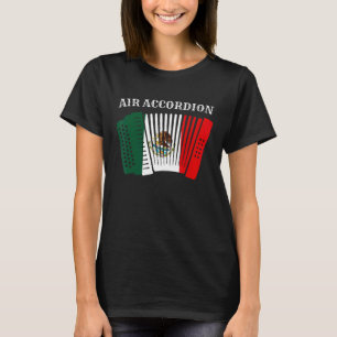 Camiseta Acordeón de aire Cinco De Mayo Fiesta Bandera Mexi