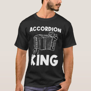 Camiseta Acordeón Guay Para Hombres Papá Jazz Clásico