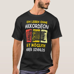 Camiseta acordeón mano Harmonica música folclórica Sensual