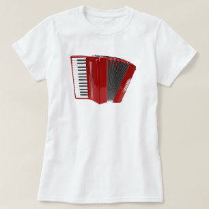Camiseta Acordeón rojo