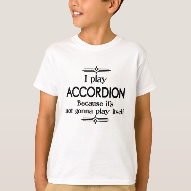Camiseta Acordeón - Tómense música divertida Deco (Anverso)