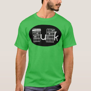 Camiseta acordes de guitarra de fck