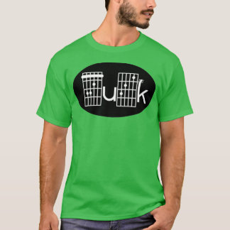 Camiseta acordes de guitarra de fck