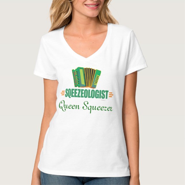 Camiseta Acordión gracioso (Anverso)