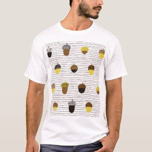Camiseta Acorns de otoño: Vibes de época