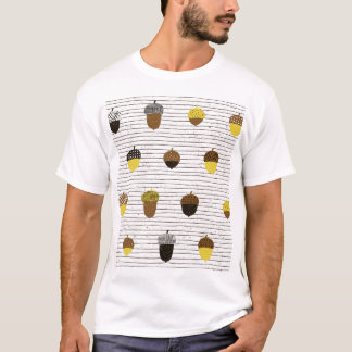 Camiseta Acorns de otoño: Vibes de época