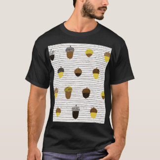 Camiseta Acorns de otoño: Vibes de época