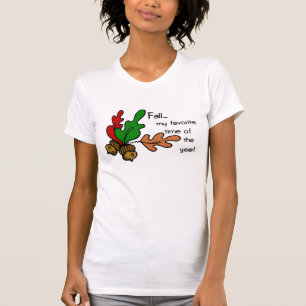 Camiseta Acorns & Leaves - Cae en mi tiempo favorito