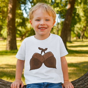 Camiseta Acorns Rustic Otumn Forest Nature