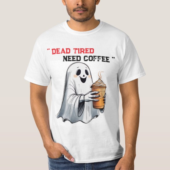 CAMISETA ACOSADO POR CAFFEINE (Anverso)