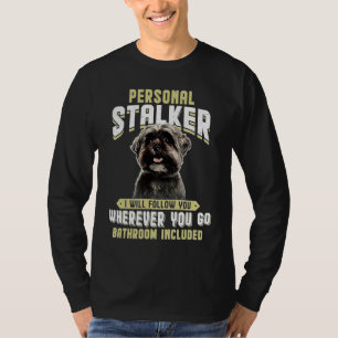 Camiseta Acosador Personal Shih Tzu Te Seguiré Dondequiera