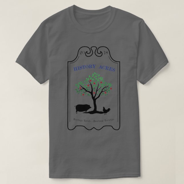Camiseta Acres Gray Tee Shirt  (Diseño del anverso)