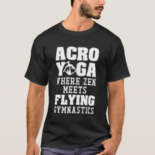 Camiseta Acro Yoga Ejercicio Acrobacias Gimnásticas Tumblan