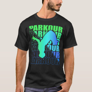Camiseta Acrobacia del entrenamiento callejero de Parkour F
