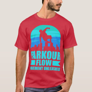 Camiseta Acrobacia del entrenamiento callejero de Parkour F