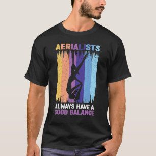 Camiseta Acrobacia en Seda Aerialista Gimnasia Aérea Yoga R