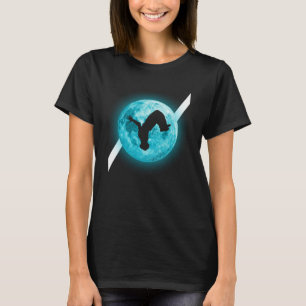 Camiseta Acrobacia estilo libre de Parkour Backflip