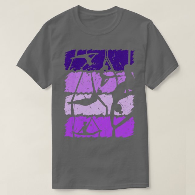 Camiseta Acrobacias aéreas de seda (Diseño del anverso)