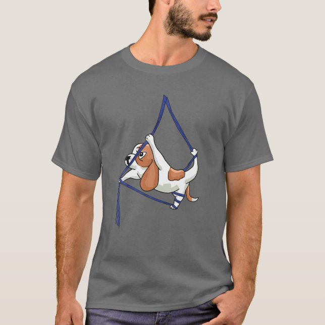 Camiseta Acrobacias aéreas de yoga aérea de bailarina aérea (Anverso)