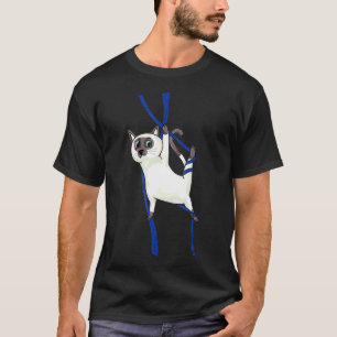Camiseta Acrobacias aéreas de yoga aérea de bailarina aérea