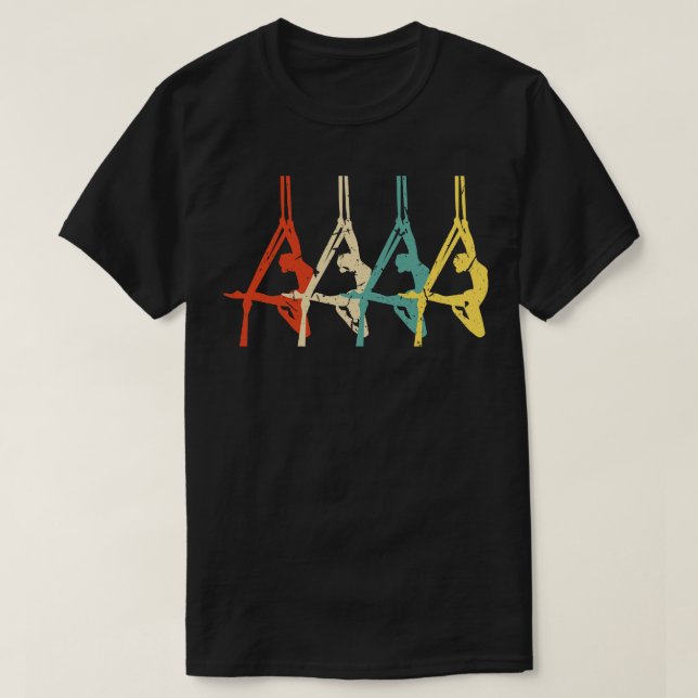Camiseta Acrobacias de sedas aéreas (Diseño del anverso)
