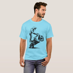 Camiseta Acrobacias en Moto de Deportes