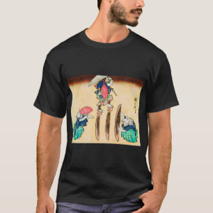 Camiseta Acrobat Cat, Hiroshige, Ukiyo-e