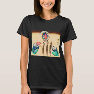 Camiseta Acrobat Cat, Hiroshige, Ukiyo-e