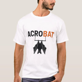 Camiseta Acróbata – Murciélago Divertido Acróbata Juego de