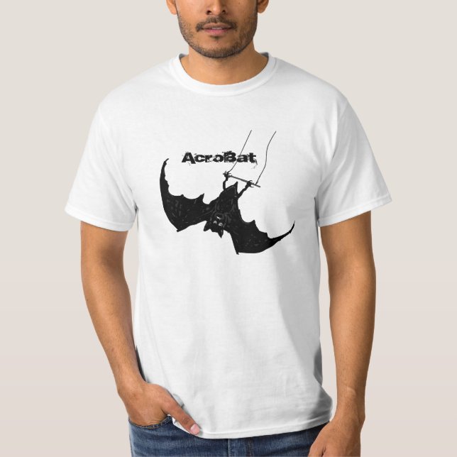 Camiseta Acróbata, un palo en un trapecio (Anverso)