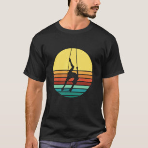 Camiseta Acróbatas Bailarines de Yoga Aéreo Divertido y Dan