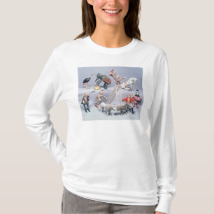 Camiseta Acróbatas de circo de Humpty Dumpty y casa de