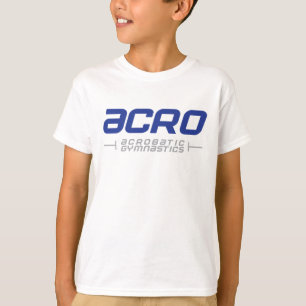Camiseta acrobática deportiva de la gimnasia