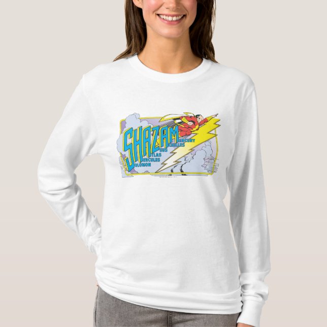 Camiseta Acrónimo de Shazam 2 (Anverso)